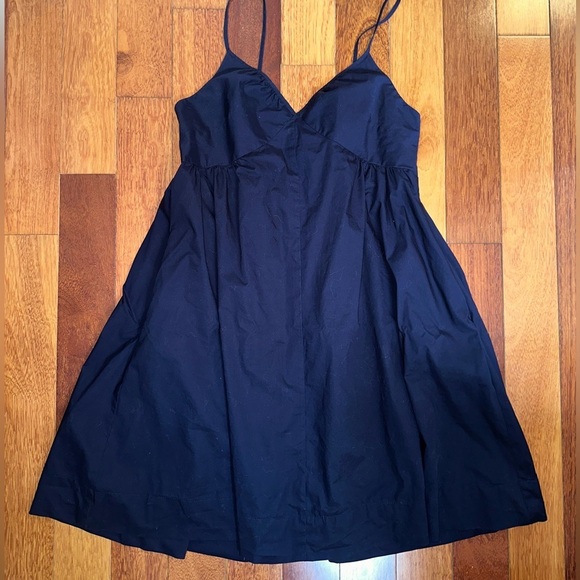 GAP | Dark blue spaghetti strap cotton dress w/ pockets size large - Picture 2 of 6
